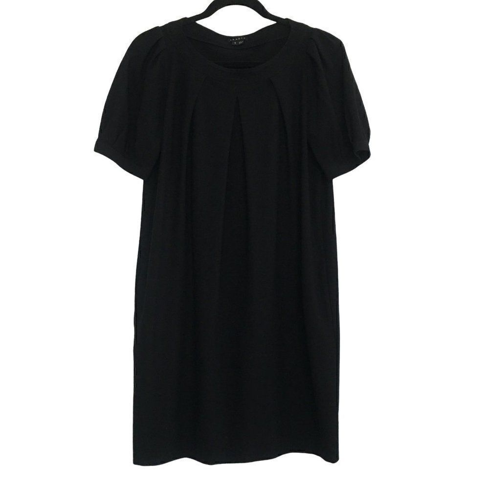 Theory Black shift dress